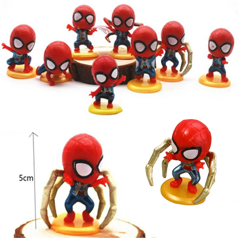 The Avengers spider man set 14pcs PVC figure figures doll toy statue cartoon new