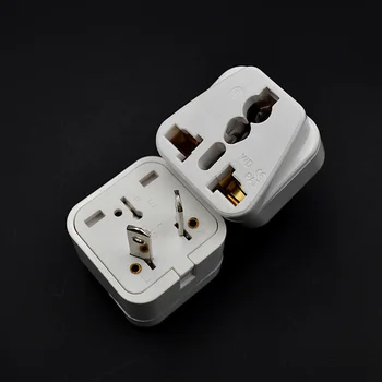 

10pcs White Universal US UK EU to 2 Pin 10A Australia Plug Travel Wall Outlet Adapter 240V 10A Socket Converter transform plug