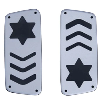 

2Pcs Kart Pedal Modified Accessories Anti-Skid Throttle Brake Pedal Aluminum Pedal Karting Pedal Foot Pedal Speed Control Conv