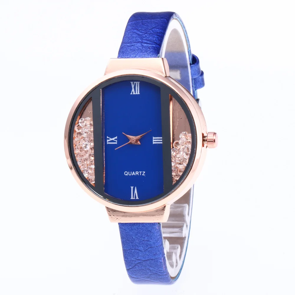 AICSRAD креативные женские роскошные кожаные часы модные кварцевые часы под платье женские часы наручные часы Прямая поставка