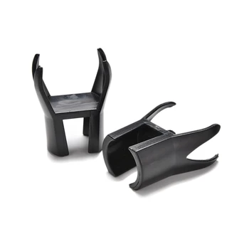 

2PCS Golf Ball Pick Up Retriever 4 Prongs Back Saver Claw Tool Putter Grip Black