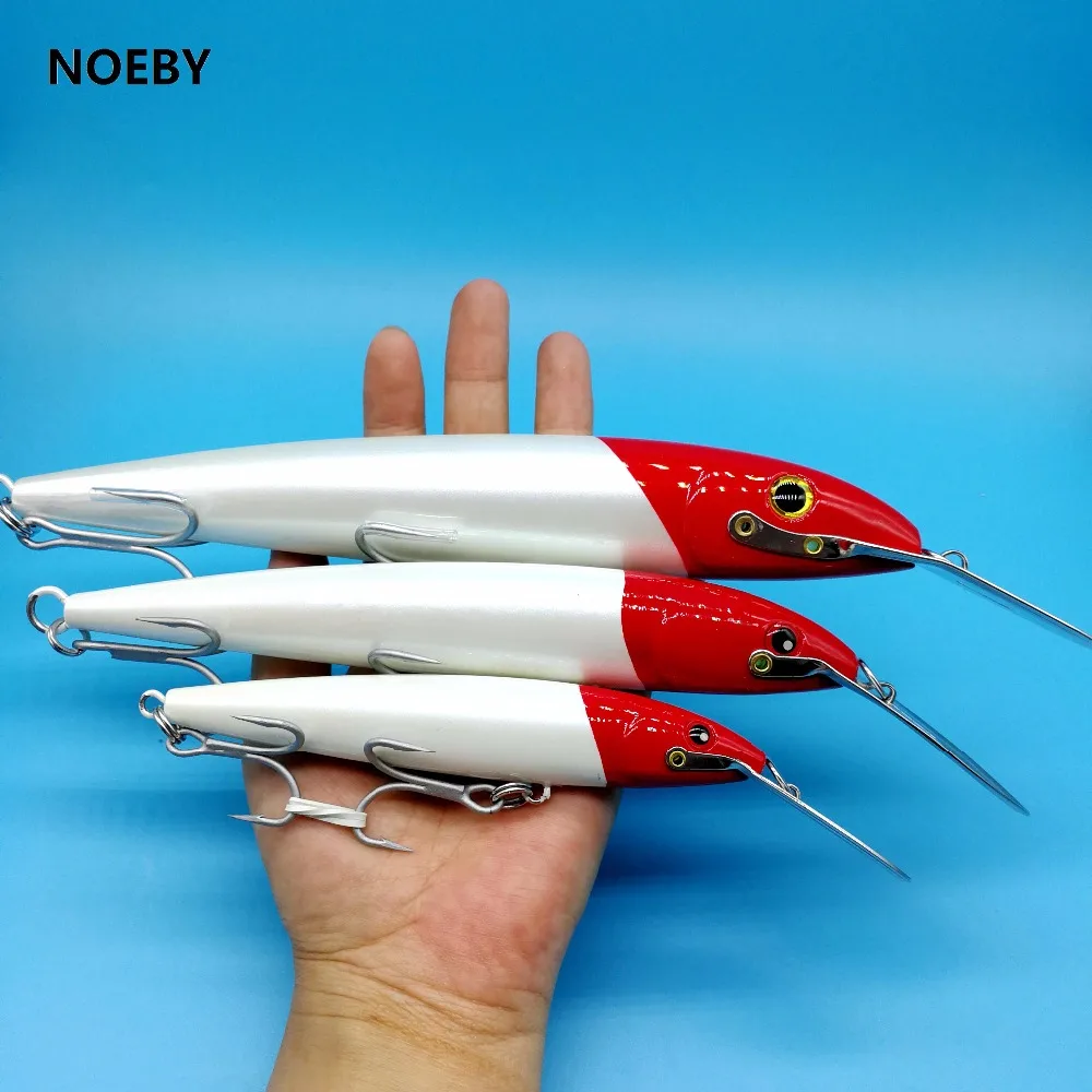 NOEBY 2 шт./лот, троллинг, приманка для ловли тунца, 32,5 г/60 г/76 г, 4 цвета, блесна, металлический язык, плавающая приманка, жесткая приманка