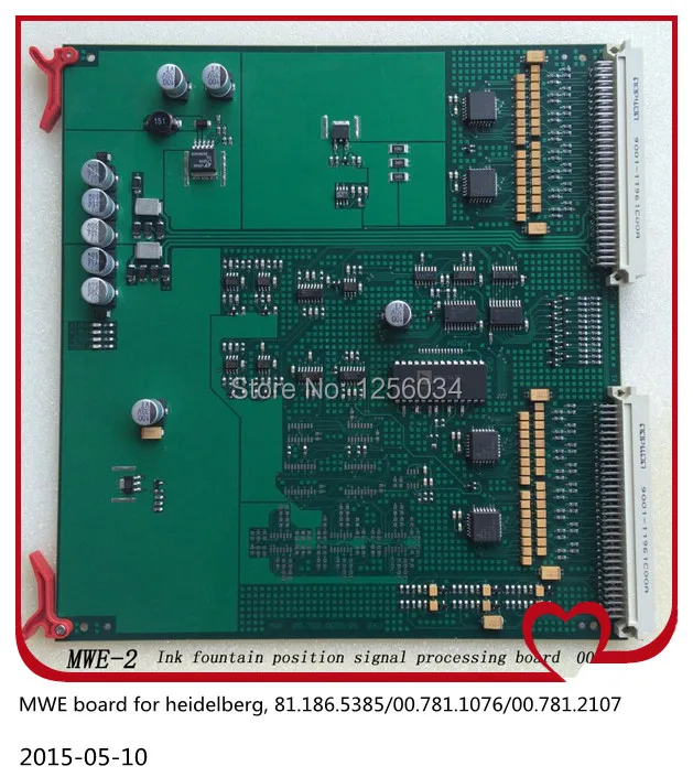 1 piece printing baord MWE, heidelberg MWE-2 board HDM 00.781.2107/81.186.5385/00.781.1076, HDM-00.781.2167, 00.785.1172/02 MWE