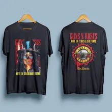 

Cheap Sale 100% Cotton Short O-Neck Fashion 2018 Mens Guns N' Roses Not In This Lifetime Tour Size S To Xxxl Tee Shirts