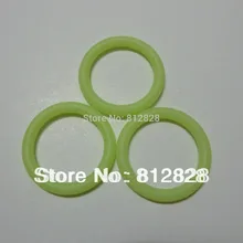 30 шт. неоновая зеленая Силиконовая пустышка кольцо MAM адаптер пищевой силикон внутренний диаметр 21 мм