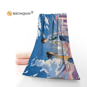 

Custom Your Name Anime Towel Printed Cotton Face/Bath Towels Microfiber Fabric 35X75cm,70X140cm Shower Towels