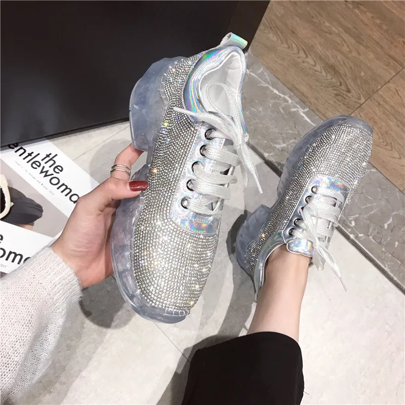 Marée Sport Nouvelle De Rouge Mode Étudiants 1 Simples Printemps Net Chaussures Femmes 2 Diamant wPSIdHnq