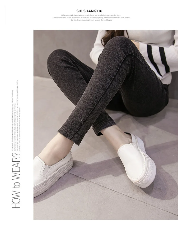 Maternity Waistband Elastic Pants Pregnant Women Clothes Fashion Black Navy Blue Denim Leggings M L XL XXL XXXLJeans Trousers