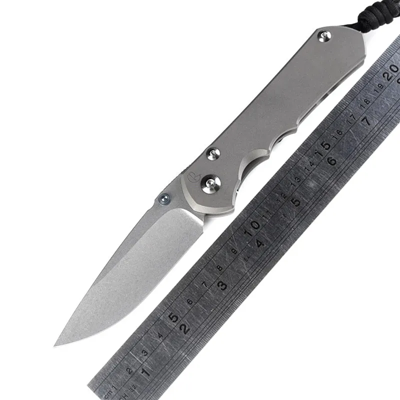 

Bear claw SBZ Large 25 Titanium Handle D2 steel blade Folding hunting Knife camping Tactical survival outdoor knives edc tools