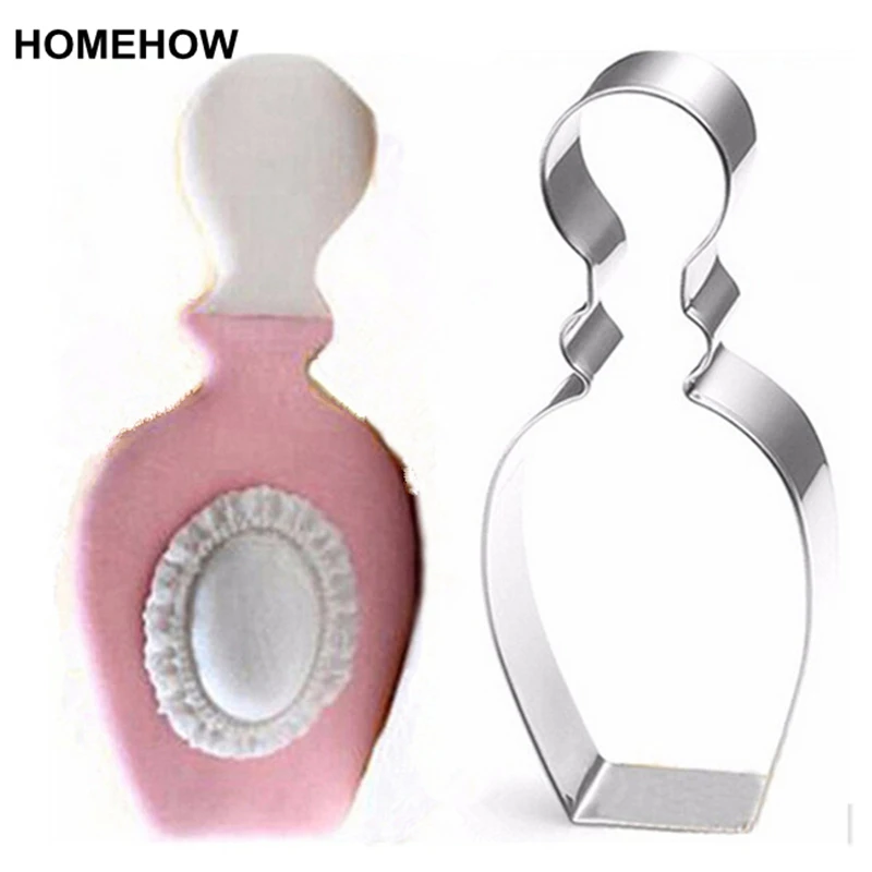 

1PC/Lot Topnew Fashion Perfume Bottle Cookie Cutter DIY Snack Pastry Baking Tools Perfume Bottle Shape Fondant Cutter Tools