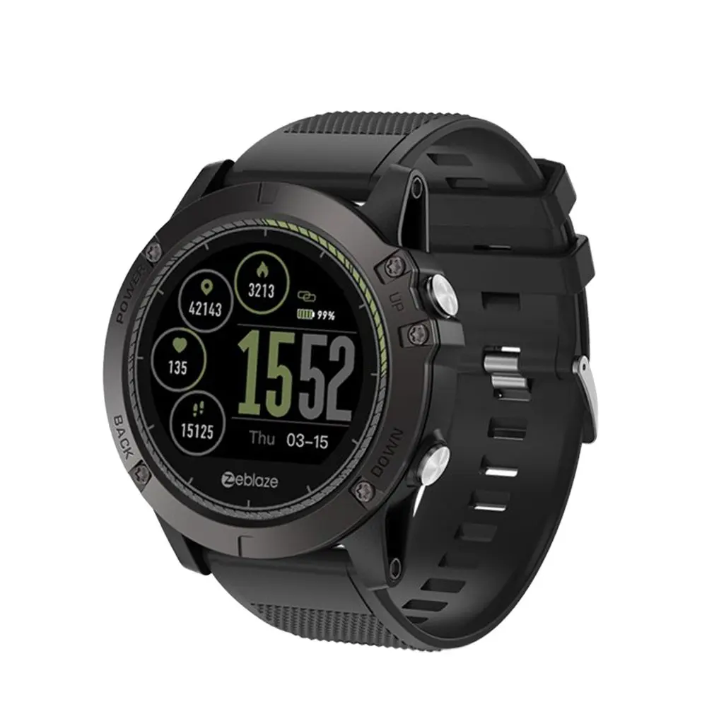 

Vibe3 Men's Fashion 5atm Smart Watch Heart Rate Blood Pressure Monitoring Watch Sports Watch Waterproof Outdoor Sports 2019