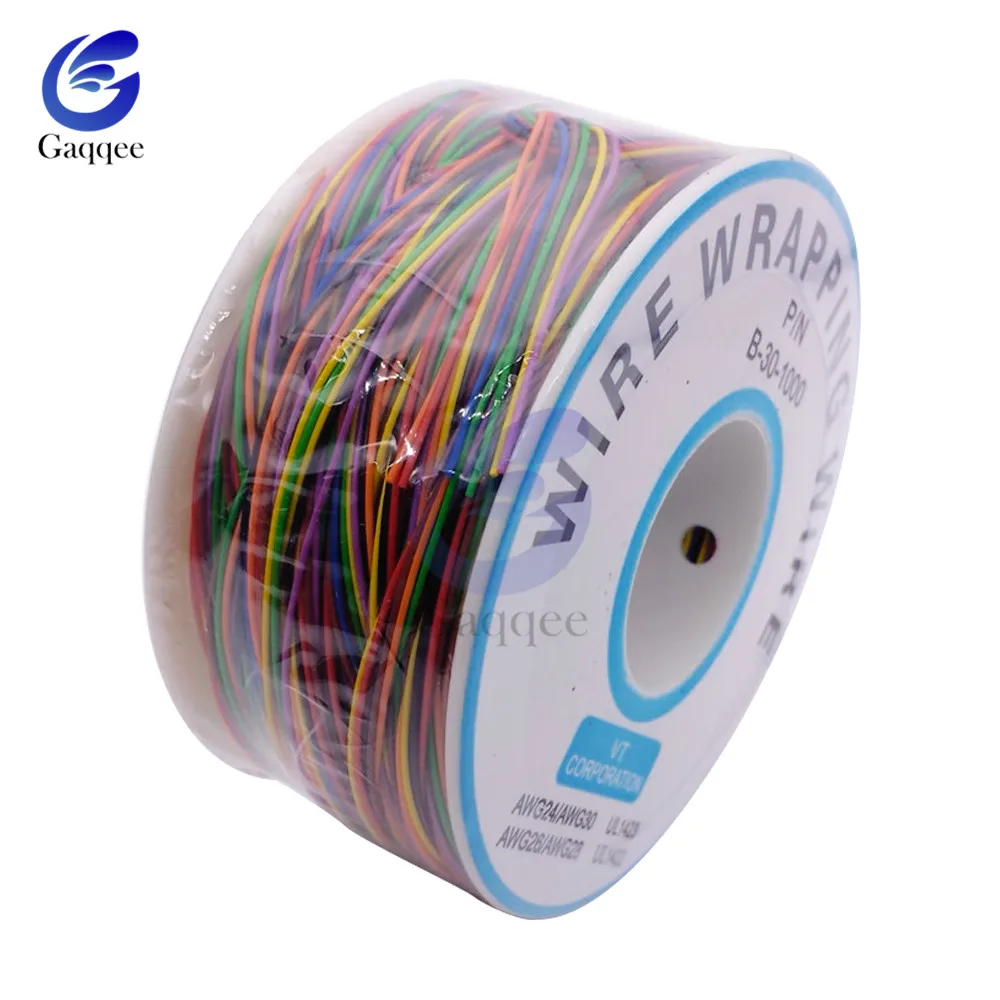 Оберточный провод 8 30AWG изоляционный кабель из луженой меди UL1423 0 25 мм твердая ПВХ