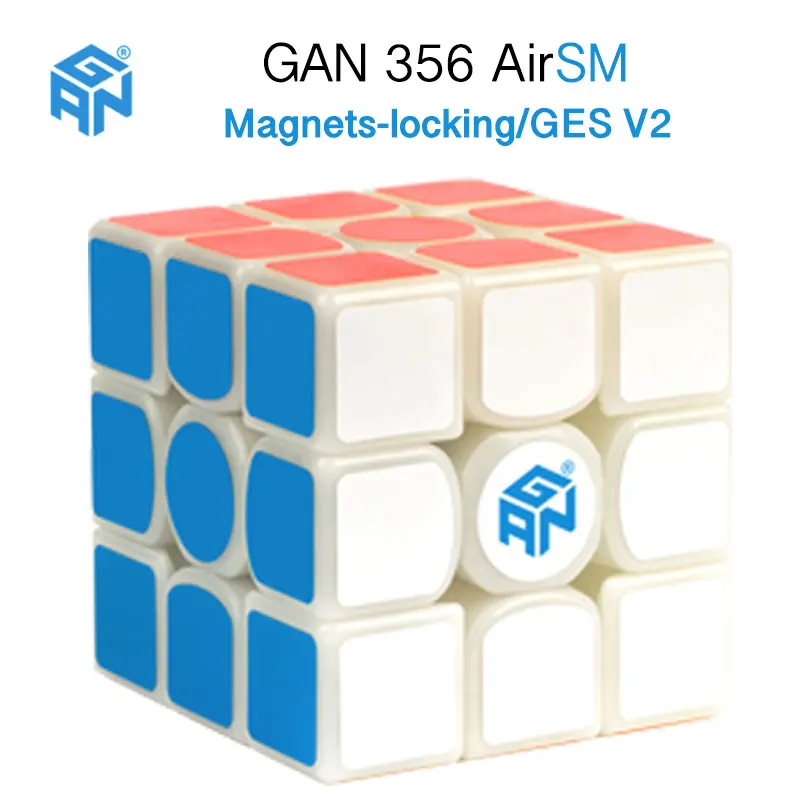 Gan 356 Air S/Gan356 Air SM с магнитами скоростной куб AirSM/356 AirS 3x3 волшебный куб головоломка Обучающие игрушки Прямая поставка