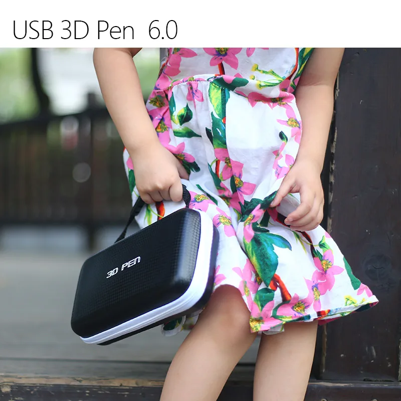 3d pen 3d handle 5V 2A Can use power bank easy to carry Suitable for home, outdoor, school creation Best Christmas present