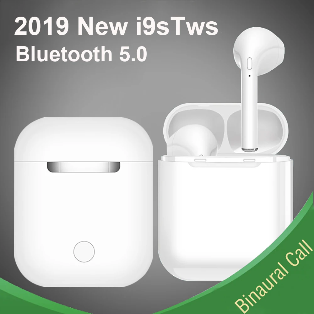 

I9S Bluetooth Earbud Earpiece TWS Wireless Earphone Portable 5.0 Bluetooth Invisible Headset Earbud For All Smart Phone Headset