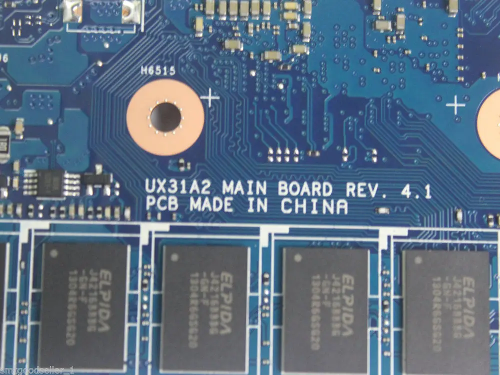 UX31A материнская плата i5 4GB для Asus UX31A2 Материнская ноутбука Тест 100% ОК|Материнские