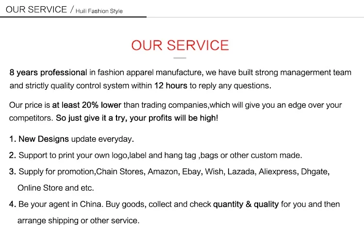 our service