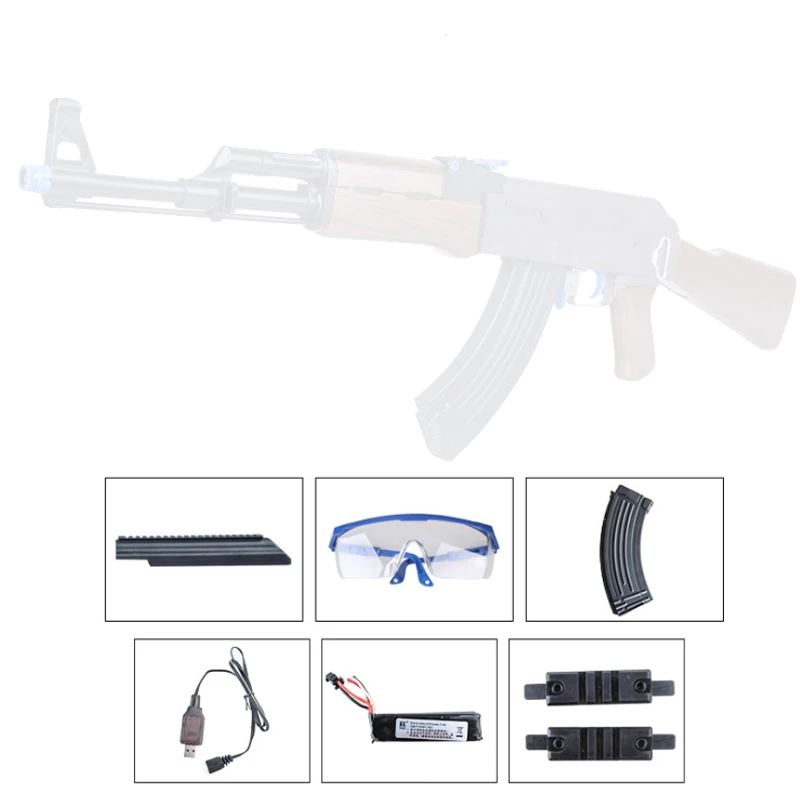 

Renxiang AKM 47 toy gun Gel Ball Blasting Water Toy Gun RX AK47 gel ball Toy Gun