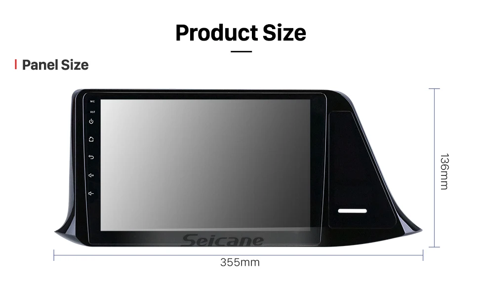 Discount Seicane Android 8.1 2din Car Multimedia Player for Toyota C-HR 2016 2017 2018 GPS Navigation support 3G Mirror Link Digital TV 14