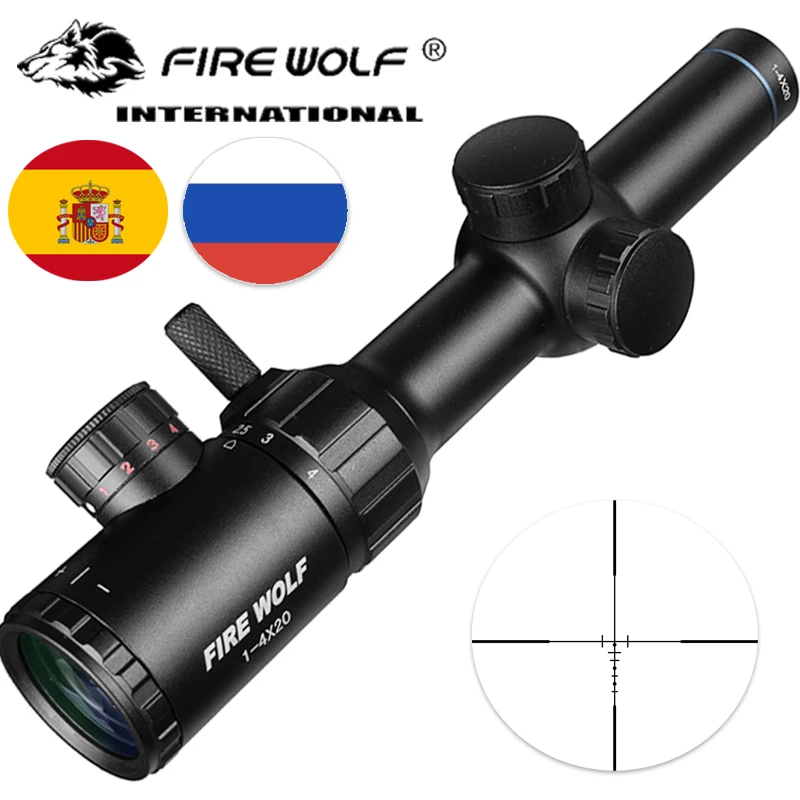 1-4x20 بندقية نطاق الأخضر الأحمر مضيئة بندقية Riflescope نطاق مكتشف شبكاني قضاء نطاق بندقية الهواء بندقية البصرية البصر الصيد 1-4x20 بندقية نطاق الأخضر الأحمر مضيئة بندقية Riflescope نطاق مكتشف شبكاني قضاء نطاق بندقية الهواء بندقية البصرية البصر الصيد