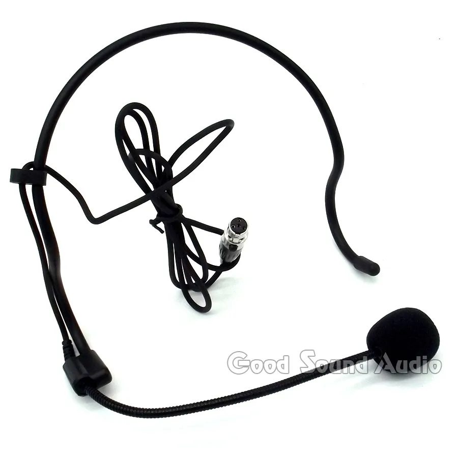 Мини XLR 4-контактный TA4F 4PIN разъем повязка на голову головной микрофон с наушным креплением конденсаторный микрофон гарнитуры для SHURE Беспроводной Системы bodybelt