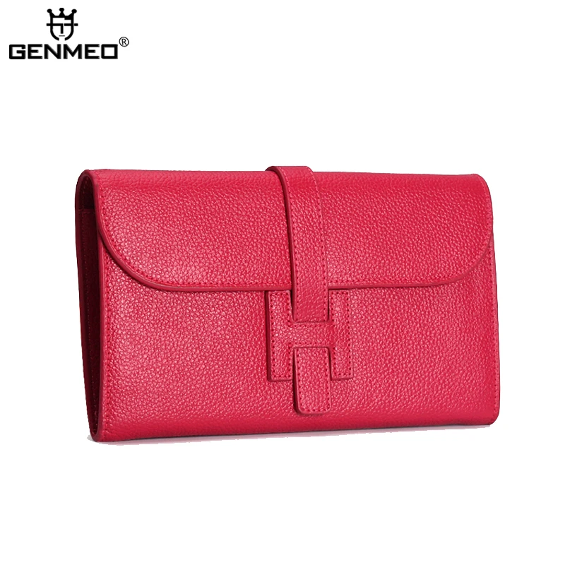 

New Arrival Famous Design Sexy Cow Leather Handbag Brand Genuine Leather Women Wallets Ladies Bags with Phone Inner Pouch