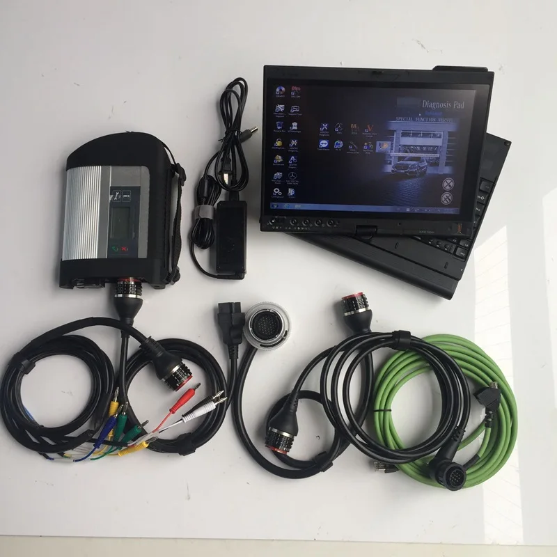 

2019.09V Diagnostic tool MB Star C4 SD Connect Plus Laptop X200T 360GB SSD Software for Mb Star C4 Support HHTwin