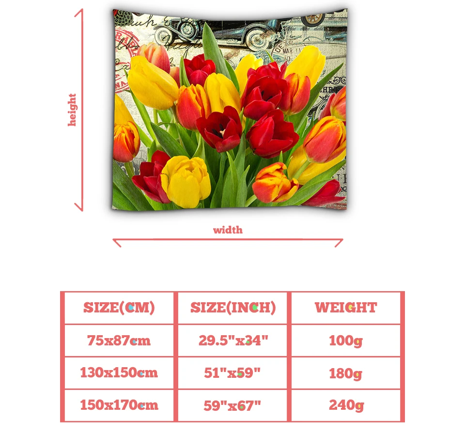 Тюльпан Подсолнух Гобелен Мандала Богемия загорать настенные подвесные гобелены домашний декор пляжное полотенце одеяло скатерть yogo коврик