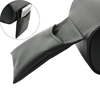 

small bag Armrest Cushion Black PU leather universal Brand New High Quality