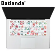 Силиконовые ЕС/Великобритания Версия испанский градиент цвета клавиатура крышка наклейки протектор для MacBook Air 13 дюймов Pro 1" 15" retina