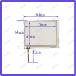 3.5 дюймов экран четырехпроводный резистивный сенсорный экран PDA 84*66 экран MID tr4-036f-02