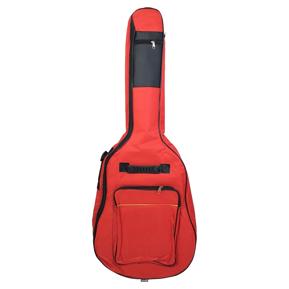 

Red Oxford Padded Electric Bass Guitar Gig Bag Case Double Straps Backpack 107x41.5cm