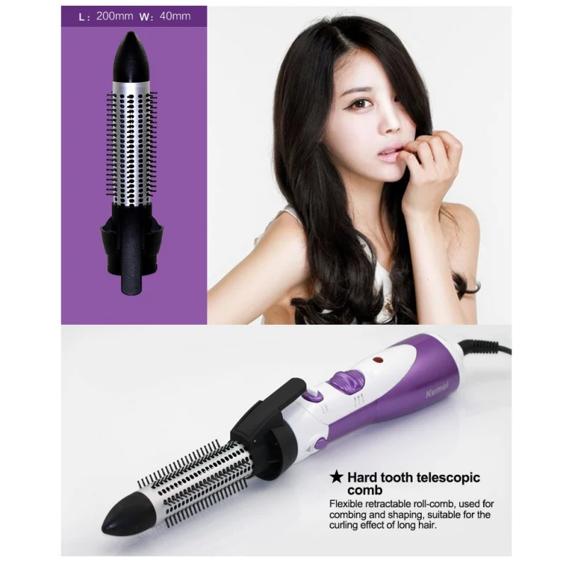 

7 In 1 Hair Dryer Curler Multifunctional Comb Hair Straightener Dryer Blow Styling Tools New Arrival