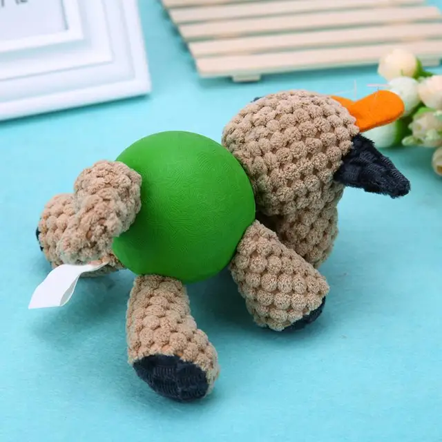 Pet Dog Cotton Rope Rubber Sound Squeak Toy Cattle Shape Pet Puppy Teeth Chew Cute Toy Dogs Pet Supplies Goods Accessories