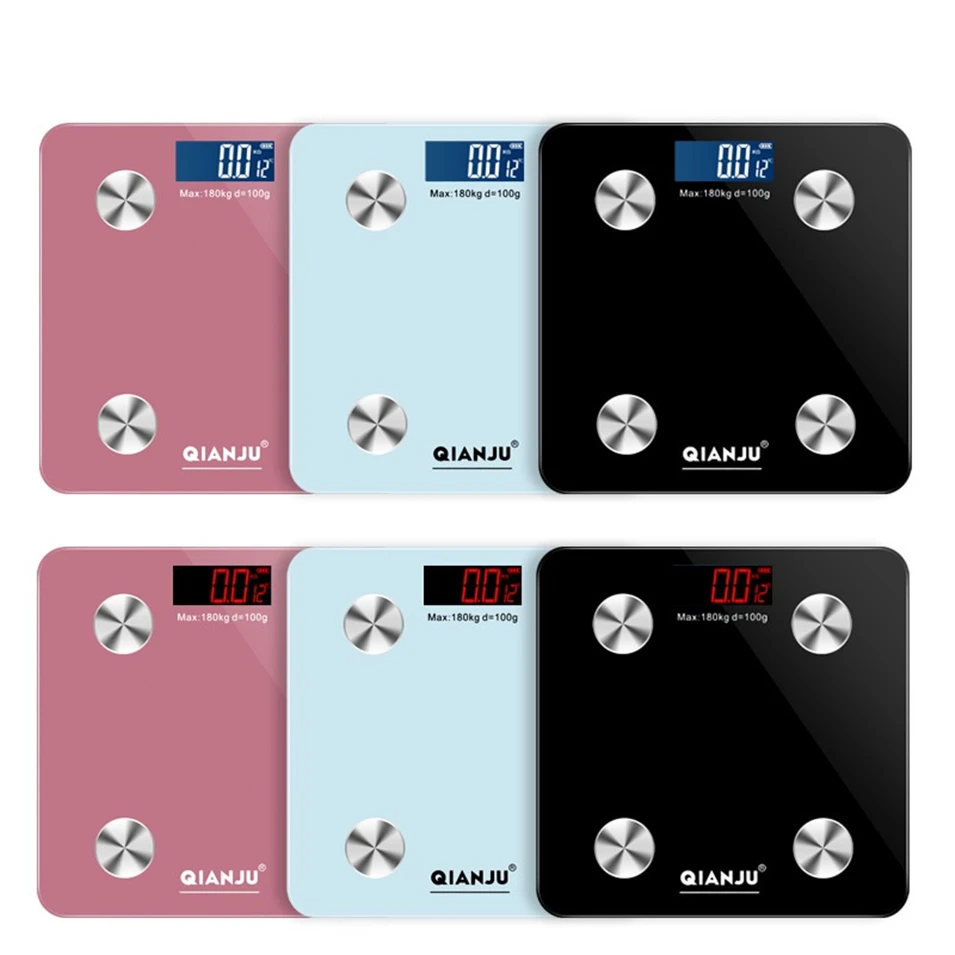 Body Fat Scale Floor Scientific Smart Electronic LED Digital Weight