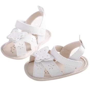 

2018 Newest Fashion Summer Cute Baby Girls Cute Butterfly Solid Color Sandals Toddlers Kids Toddler Infant Girls Shoes