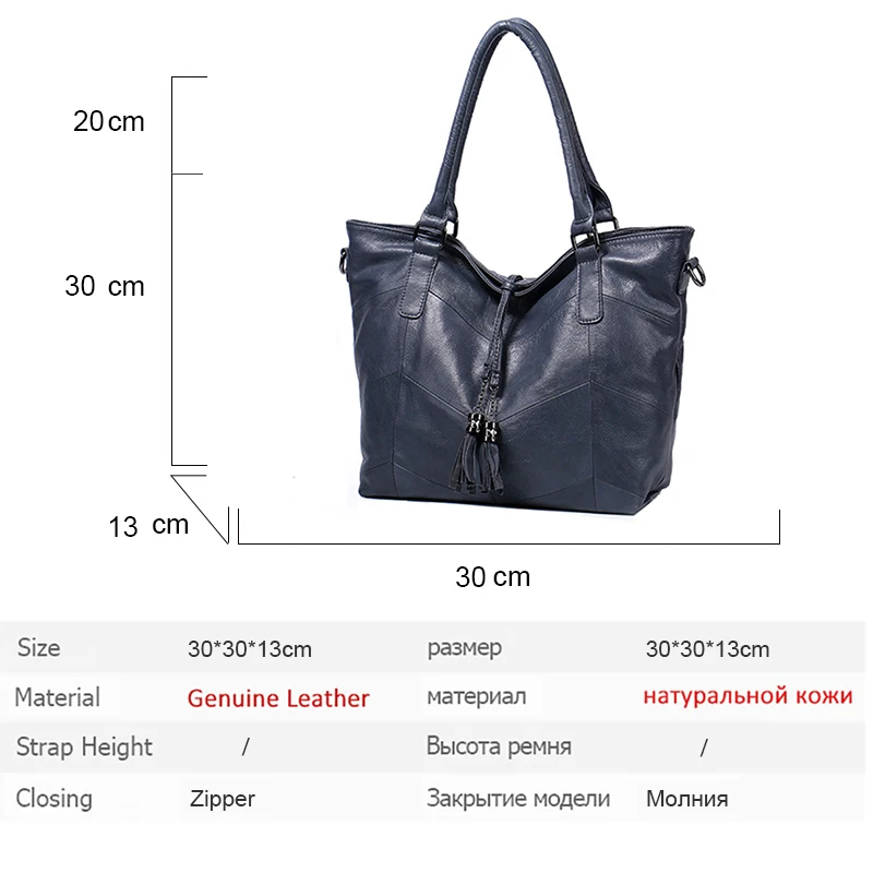 Женская сумка в западном стиле из натуральной кожи, элегантная вместительная сумка-тоут, MS, черная женская сумка из воловьей кожи с кисточками, сумка-мессенджер