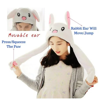 Cute Bunny Moving Ears Hat 3