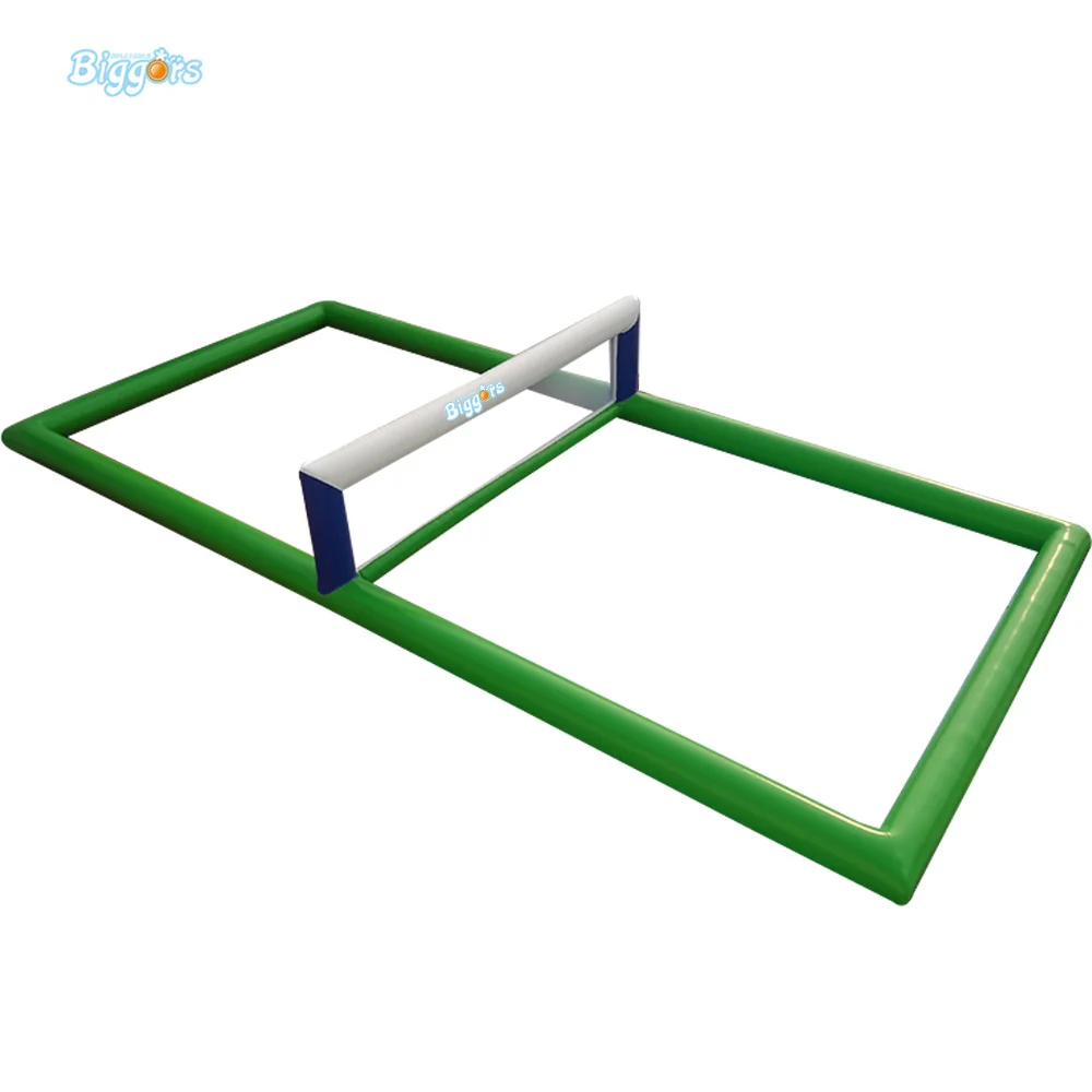 

PVC Inflatable Football Course Volleyball Court Flooring Court With Net For Sport Game