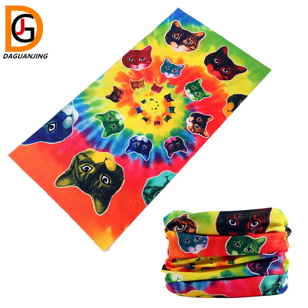 

DaGuanJing Factory Directly Wholesale Harley Seamless Tube Skull Bandana Sunscreen Muffler Veil fashion Multifunctional Bandanas