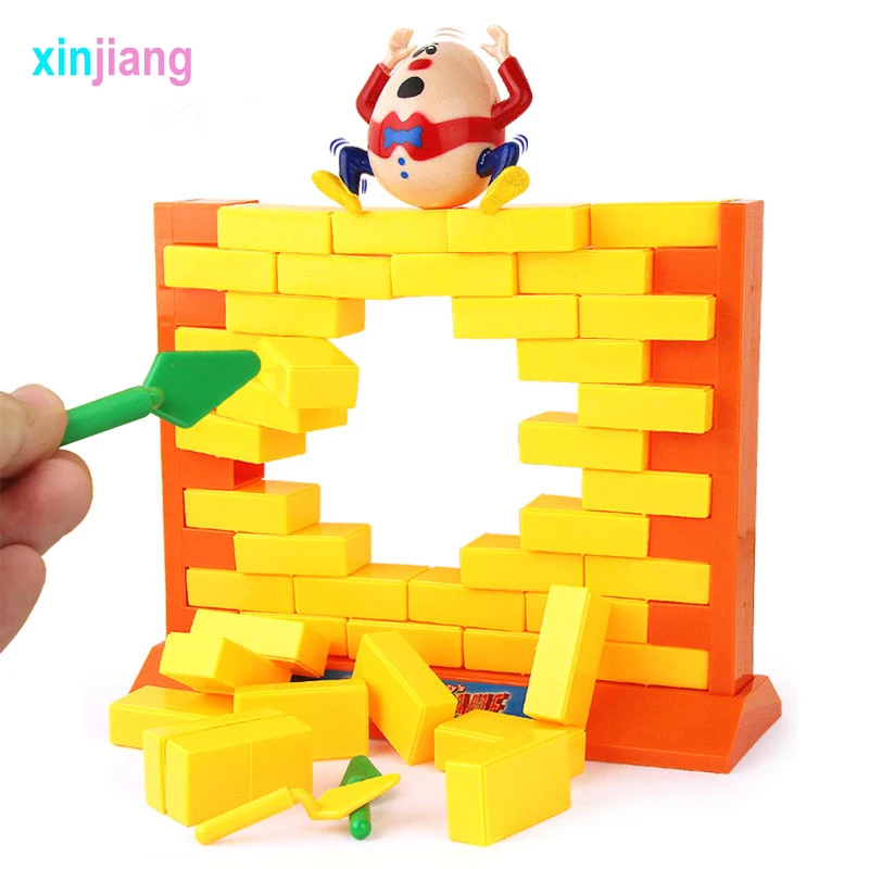 

Humpty Dumpty Cute Children Toy Wall Game Demolishing Wall Game Assembly Building Blocks Kids Toys Educational Toys }