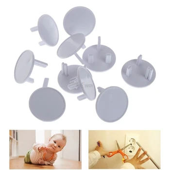 

10Pcs UK Power Socket Outlet Mains Plug Cover Baby Child Safety Protector Guard MAY10 dropship