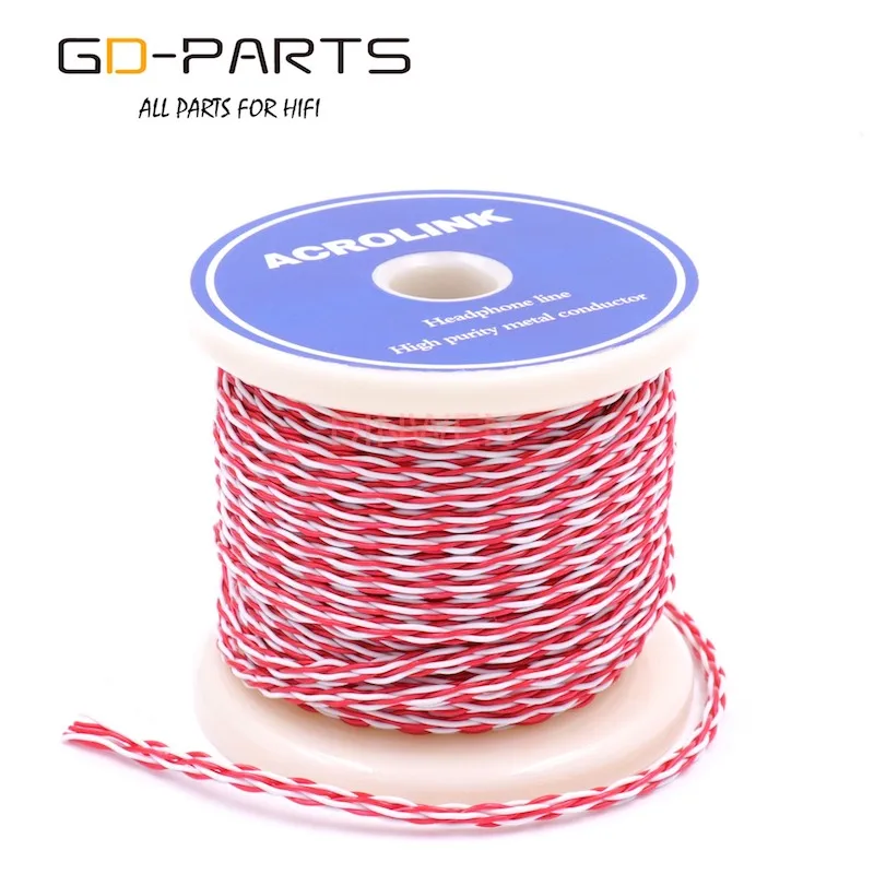 8 Cores 6N OFC Headphone Upgrade Cable Line 19 Strands 0 1mm Silver Plated Copper Wire Hifi Audio Earphone MP3 AUX RCA Cable DIY