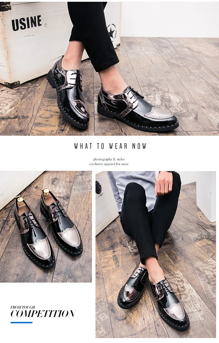 Высококачественные мужские туфли-оксфорды; модные броги в стиле Дерби на шнуровке; брендовая мужская кожаная повседневная обувь; мягкие мокасины; zapatos hombre; 2A