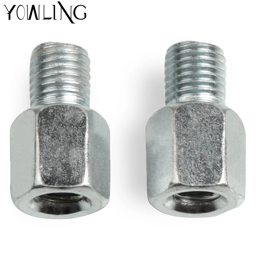 

Universal 2 PCS Motorcycle Rearview Side MIRROR ADAPTORS CONVERTS CLOCKWISE 8MM TO 10MM for YAMAHA WR125X/R XT600 TDM900