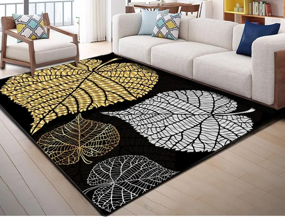 Flower Art Carpet For Living Bedroom Anti-slip Floor Mat Fashion Kitchen Carpet 