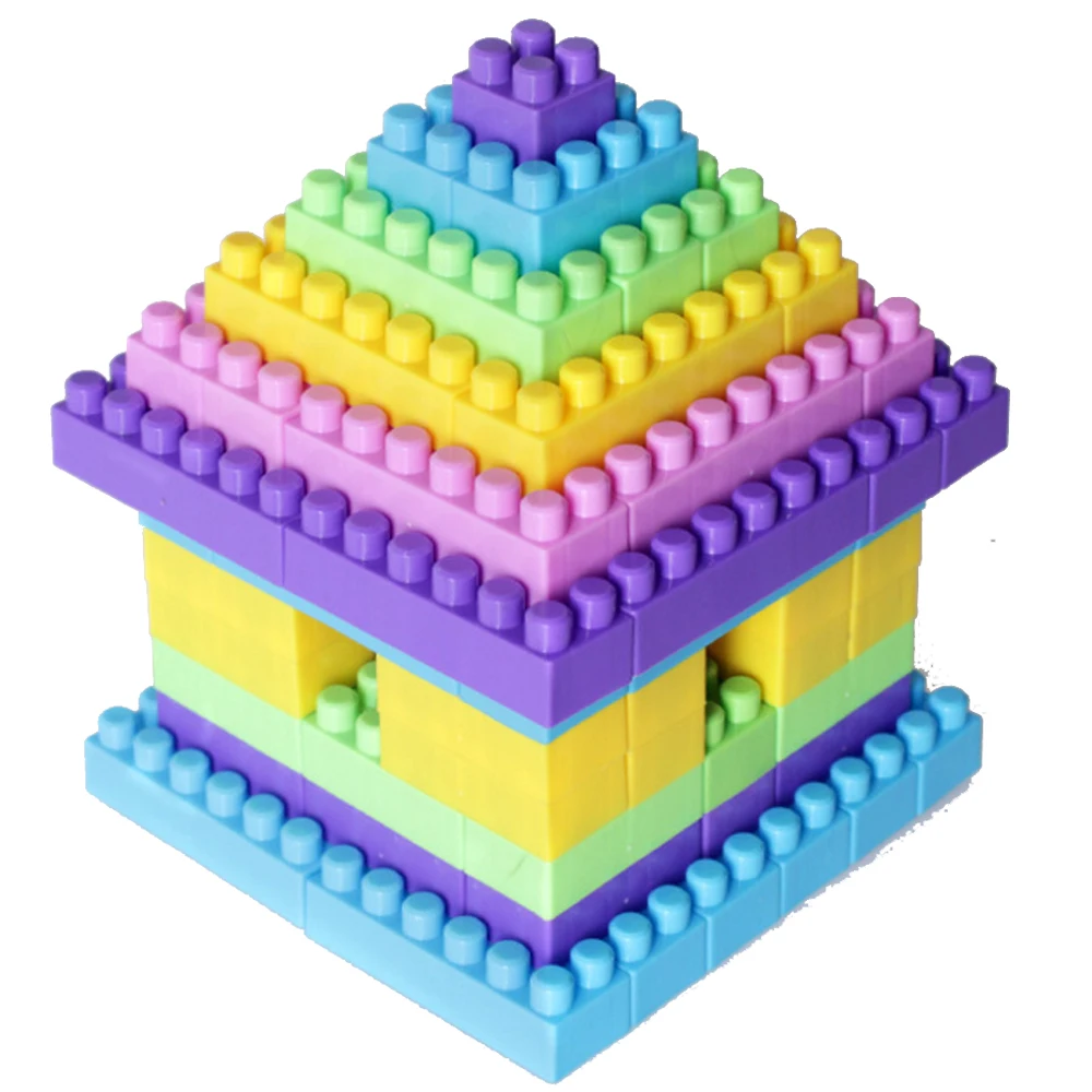 

90PCS/pack Big Size DIY Model Building Bricks Blocks Toy for Kids House Designer Baby Assembling Toys