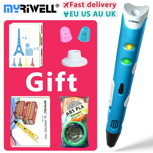 Special Price myriwell 3d pen 3d pens,1.75mm ABS/PLA Filament, 3d model,Creative 3d printer pen-3d magic pen,Best Gift for Kids,pen 3 d 2018 Special Price myriwell 3d pen 3d pens,1.75mm ABS/PLA Filament, 3d model,Creative 3d printer pen-3d magic pen,Best Gift for Kids,pen 3 d 2018