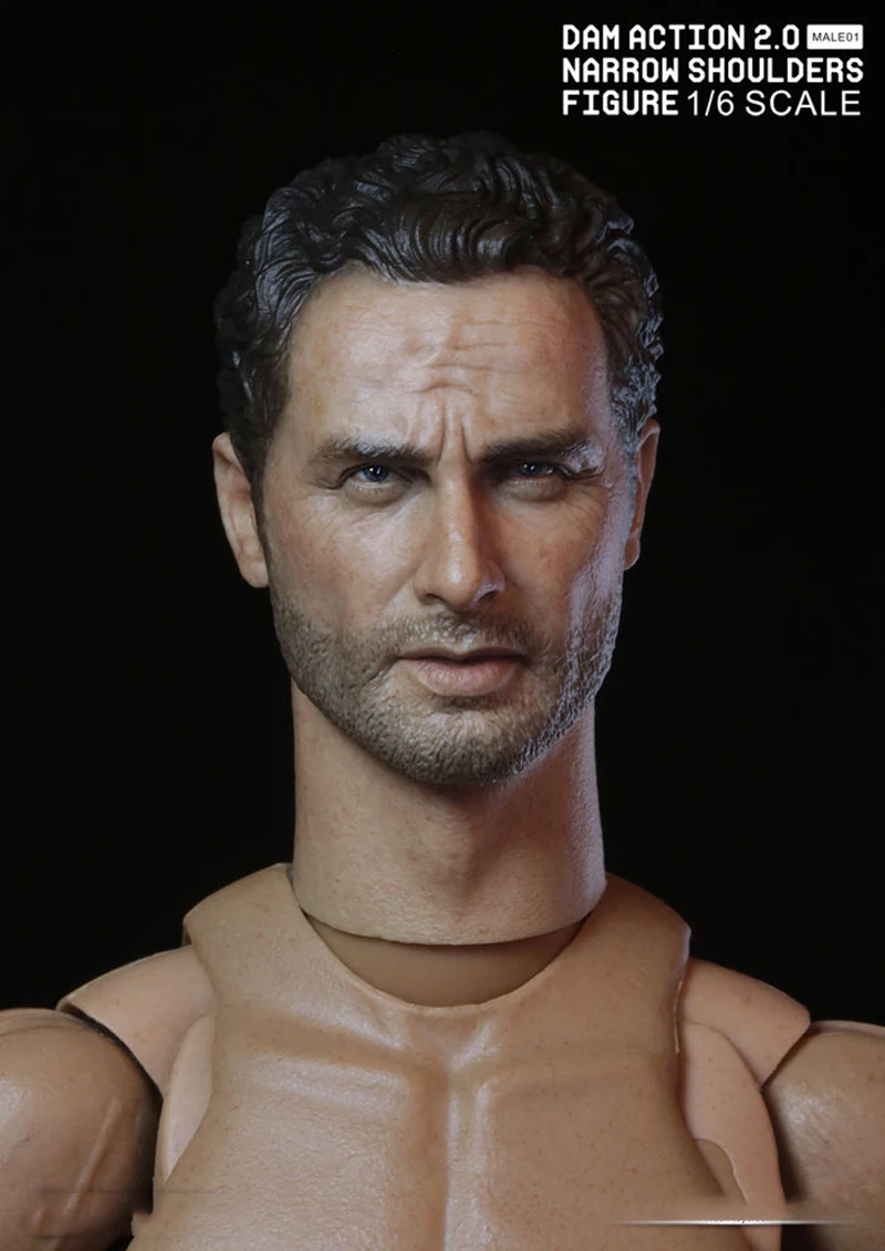 Коллекция 1/6 весы игрушки узкие плечи тело с Wlaking Dead Rick Grimes голова Male01 мужской 02 тело куклы игрушки