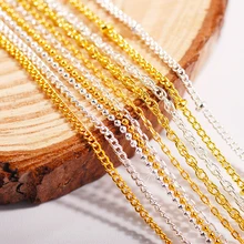 50 см/мешок золото/серебро Модные металлические панк звенья цепи оптом нежный Ms браслет ювелирные аксессуары ручной работы